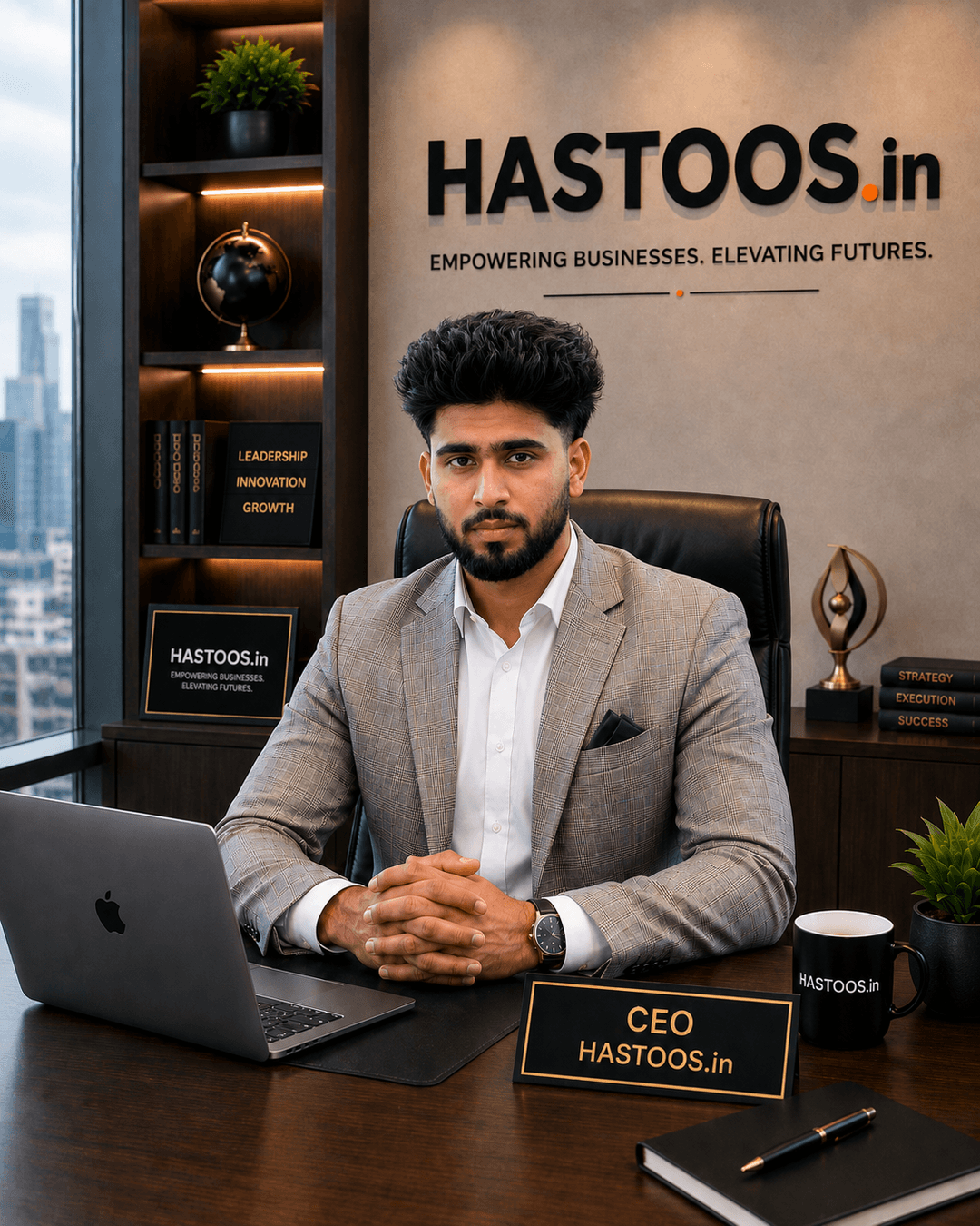 Alhasif, Founder and CEO of HASTOOS.in